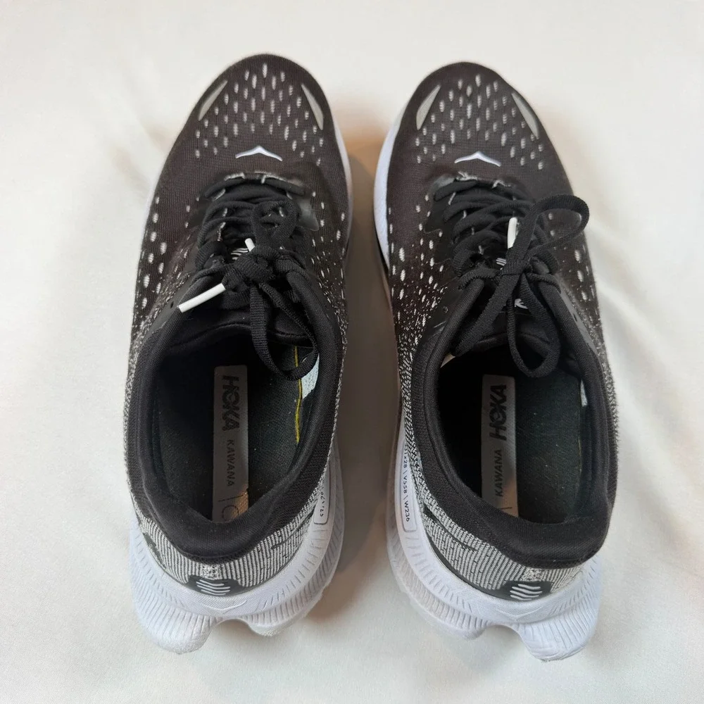 Hoka Kawana Women's 11 Running Shoes Black White 1123164 BWHT Sneaker